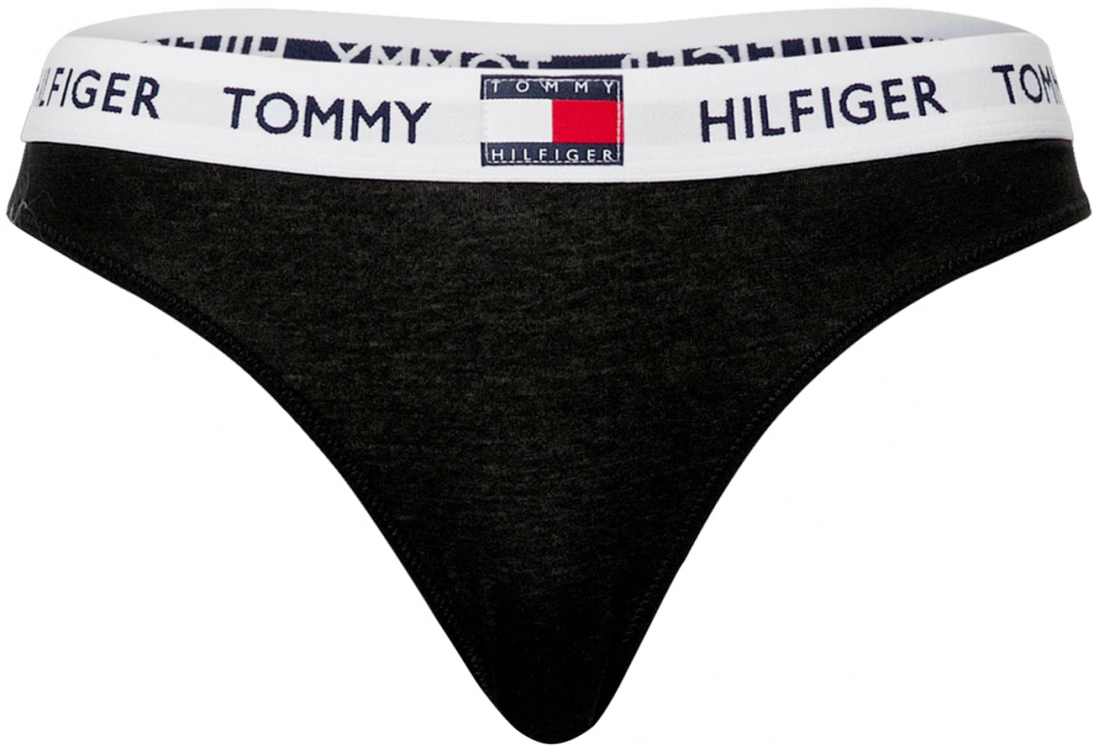 Tommy Hilfiger Underwear String bugyik  fekete / fehér