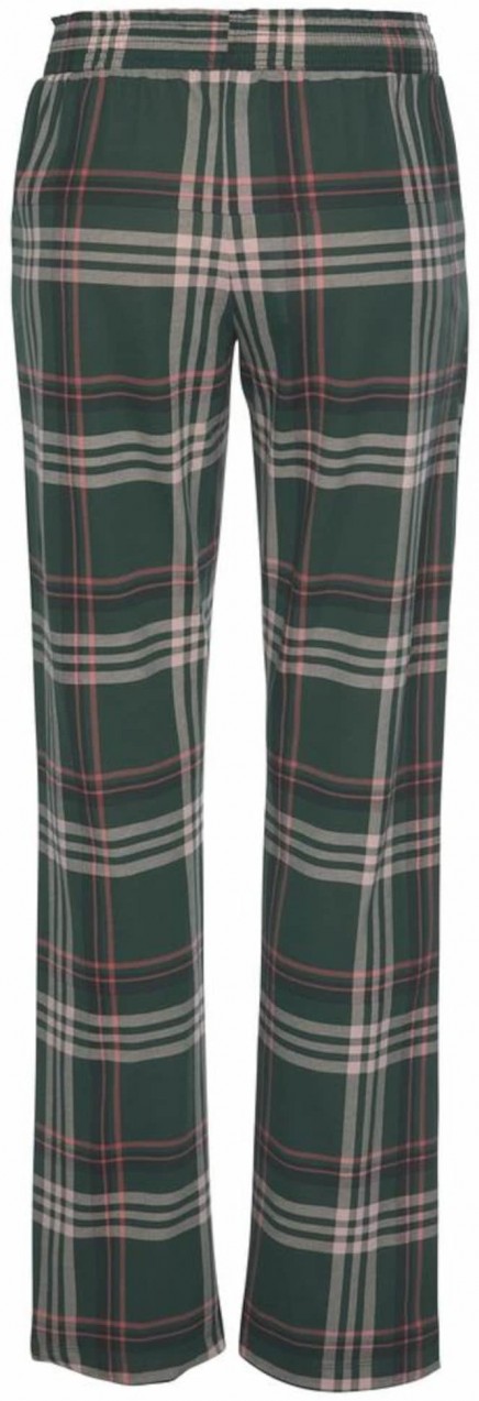 LASCANA Pizsama nadrágok  sötétzöld / rózsaszín