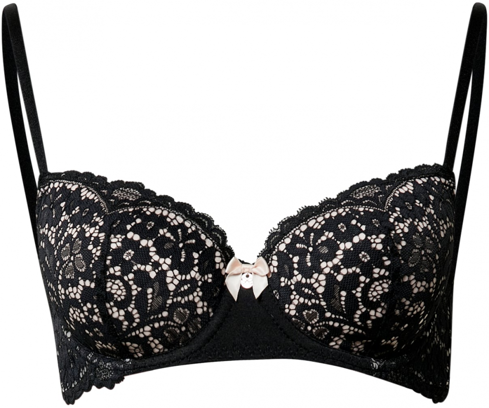 Hunkemöller Melltartó 'Rose'  fekete