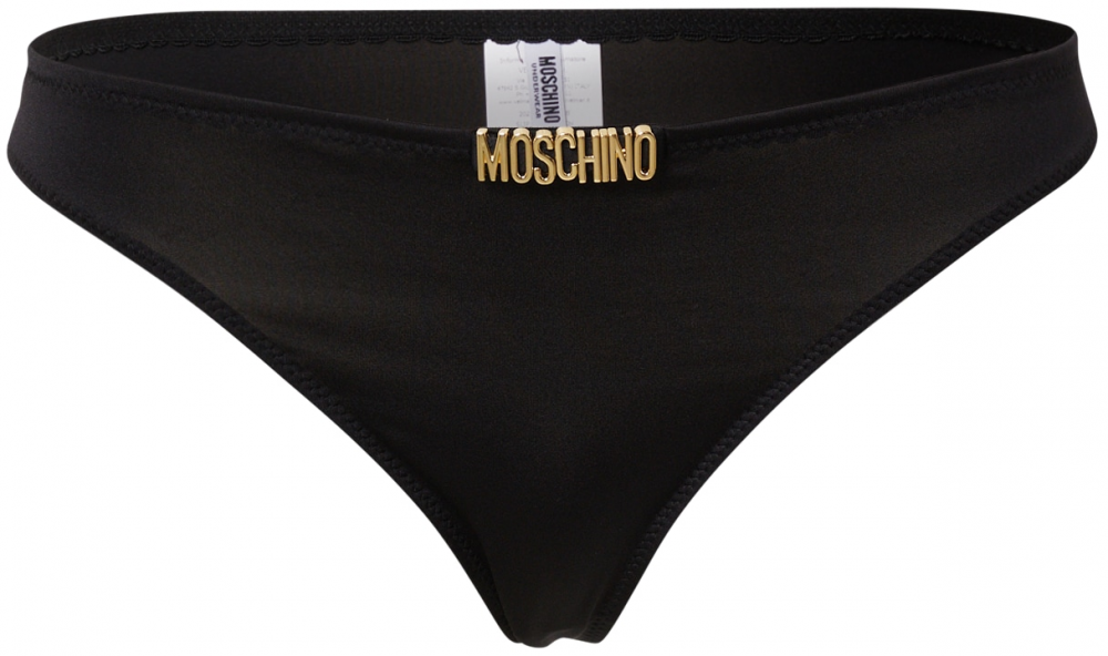 Moschino Underwear String bugyik  fekete / arany
