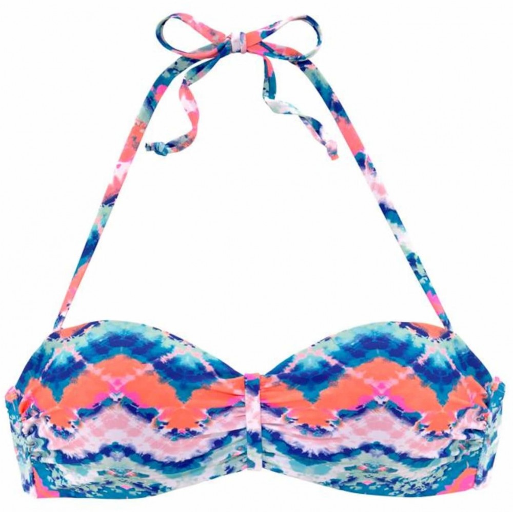 VENICE BEACH Bikini felső  rózsaszín / kék / piros
