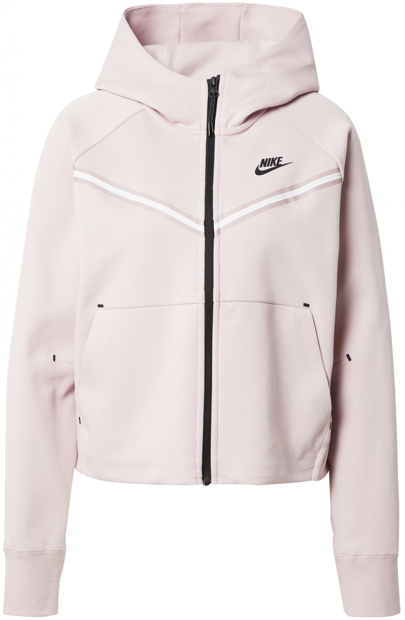 Nike Sportswear Tréning dzseki  fehér / fekete / pasztell-rózsaszín