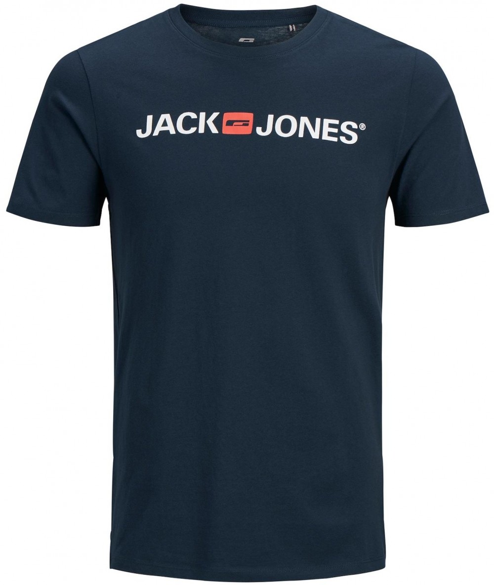 Jack & Jones Plus Póló  tengerészkék / dinnye / fehér