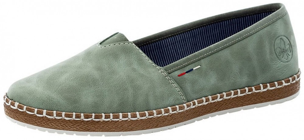 Rieker Espadrilles  pasztellzöld