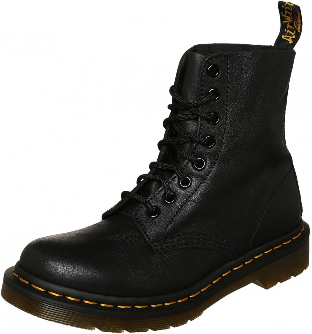 Dr. Martens Fűzős rövid szárú csizmák 'Pascal'  aranysárga / fekete