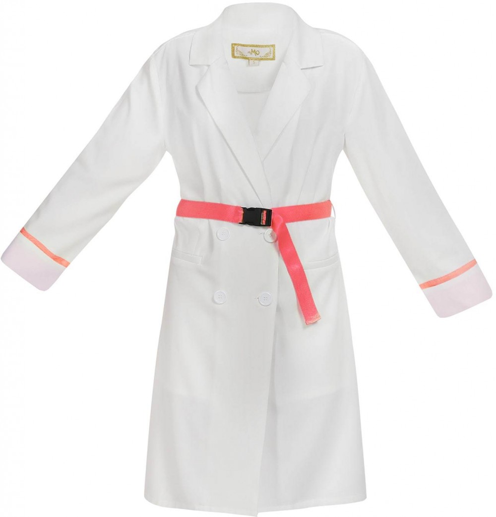 MYMO Nyári kabát  neon-rózsaszín / fehér