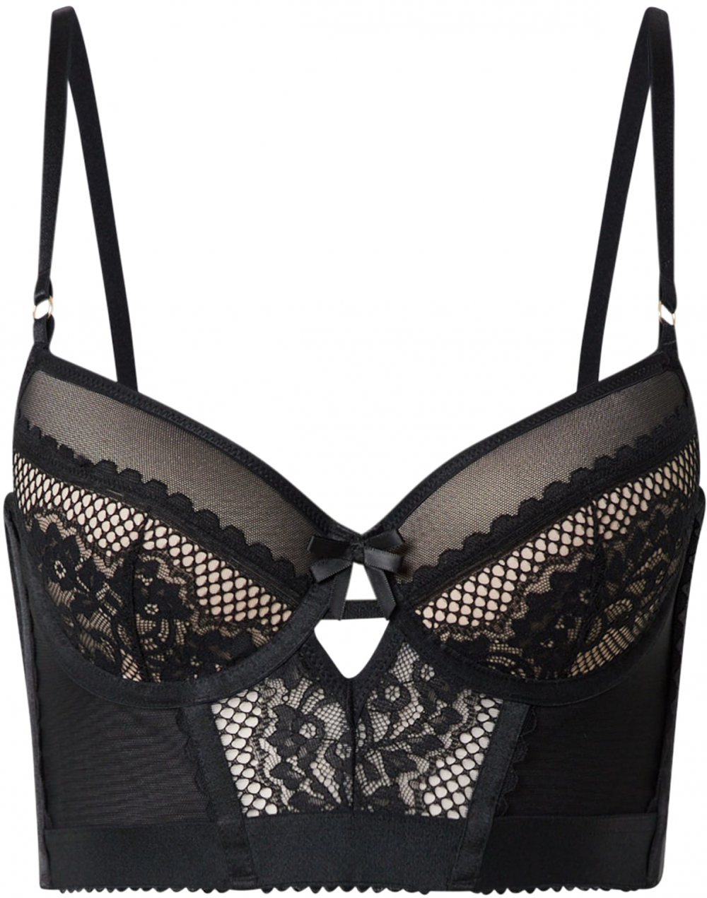 Hunkemöller Melltartó 'Malika'  fekete