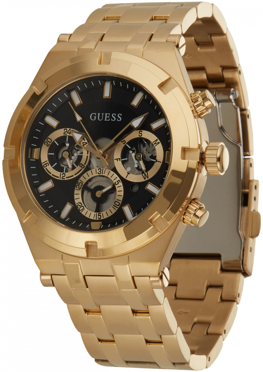 GUESS Analóg órák 'CONTINENTAL'  arany / fekete