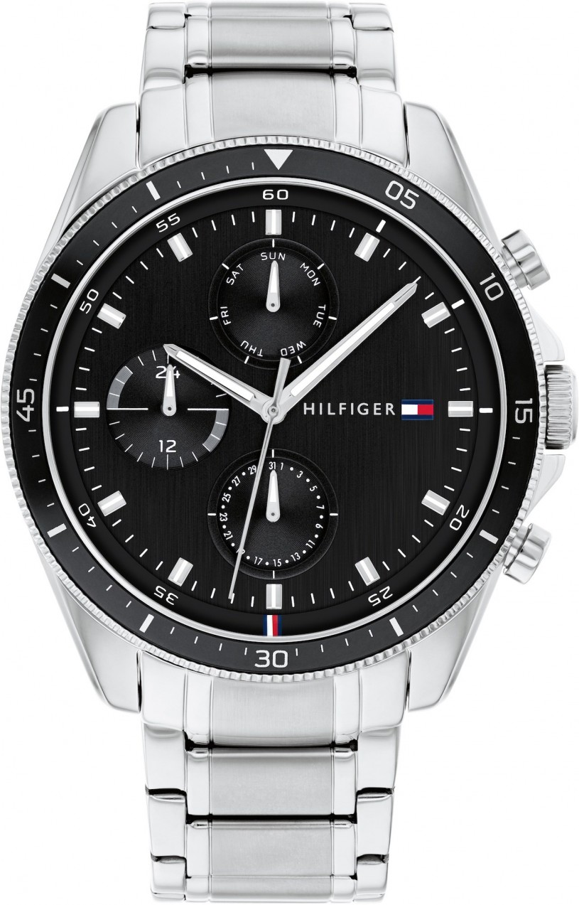 TOMMY HILFIGER Analóg órák  fekete / ezüst