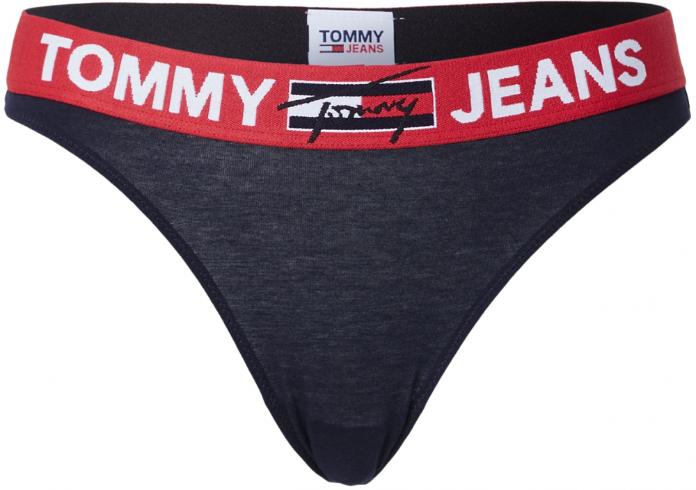 Tommy Hilfiger Underwear String bugyik  tűzpiros / fekete melír / fehér