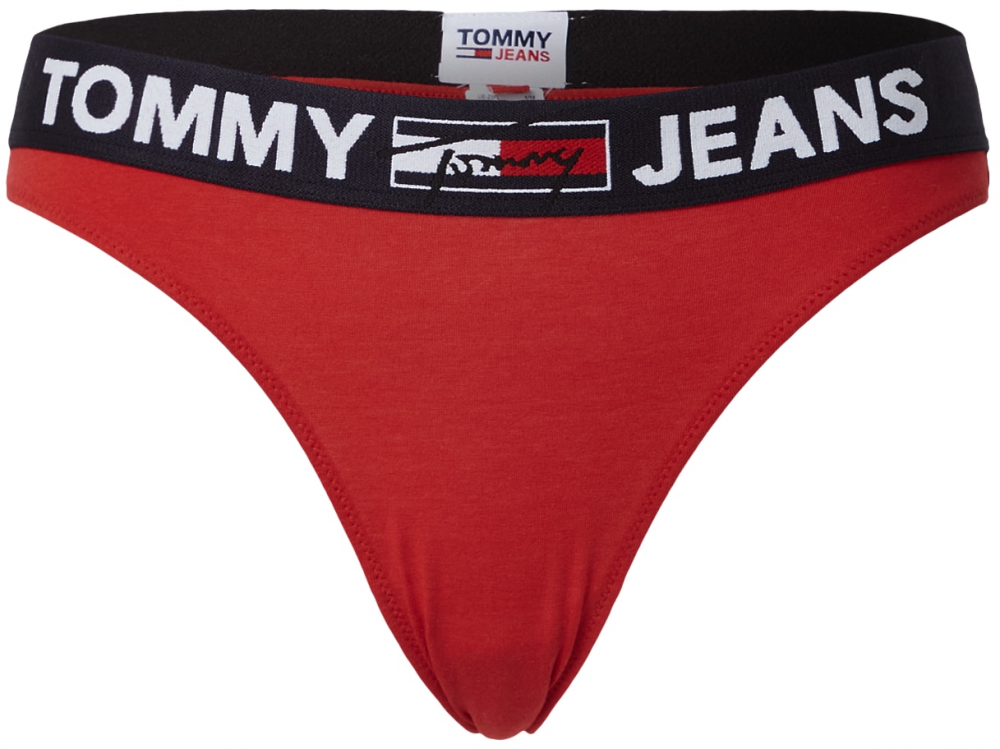 Tommy Hilfiger Underwear String bugyik  sötétkék / kárminvörös / fehér