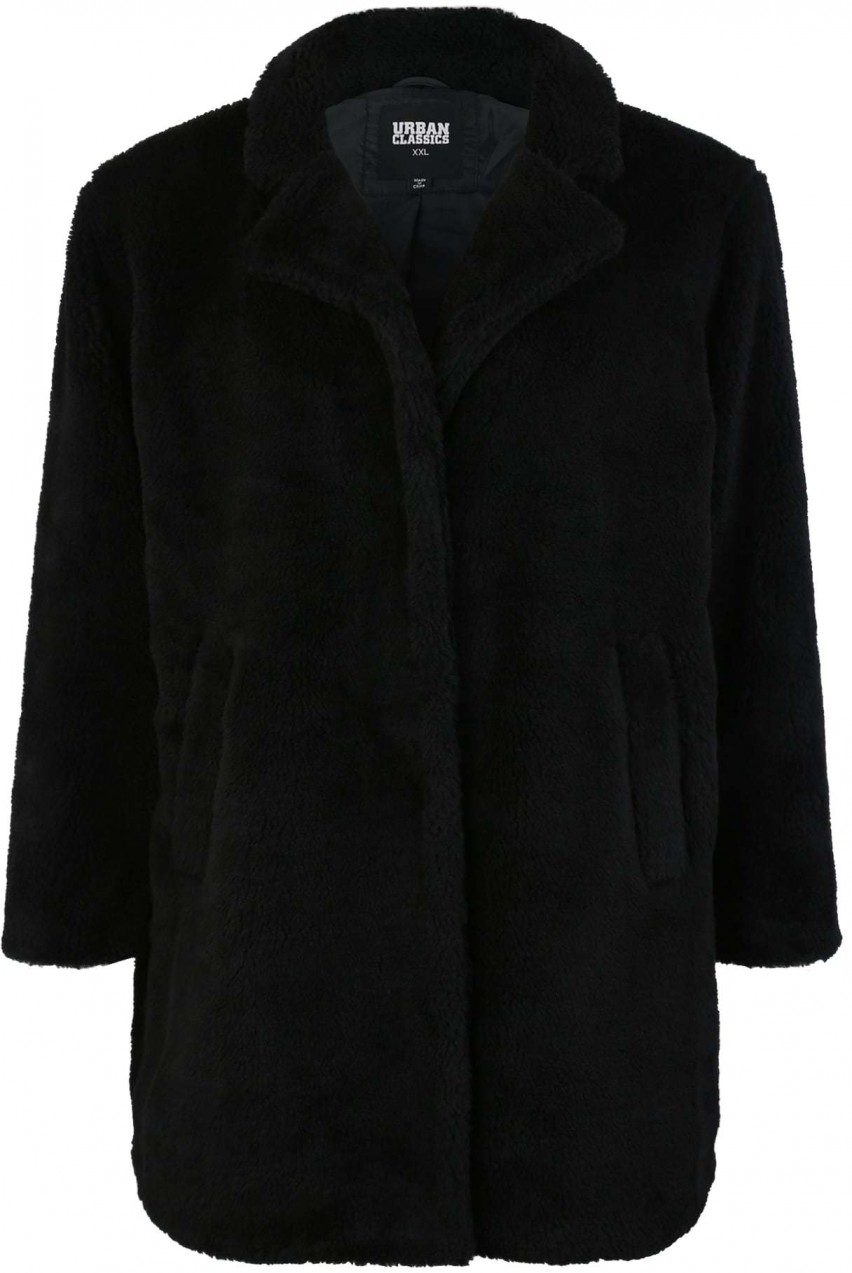 Urban Classics Átmeneti kabátok 'Sherpa'  fekete