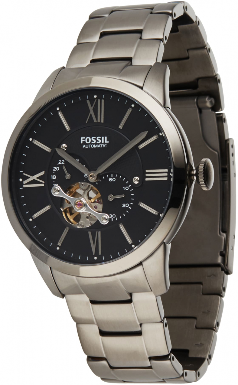 FOSSIL Analóg órák 'TOWNSMAN AUTO'  szürke / fekete