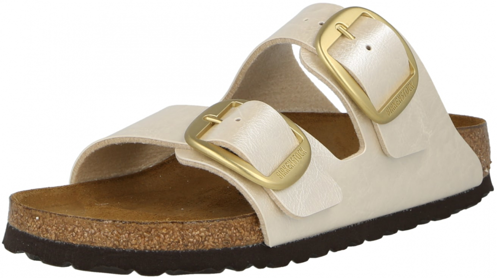 BIRKENSTOCK Papucs 'Arizona'  arany / gyöngyház-fehér