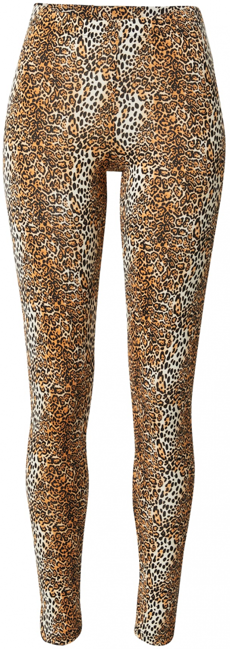 Noisy may Leggings 'Kerry'  bézs / ekrü / sötét barna