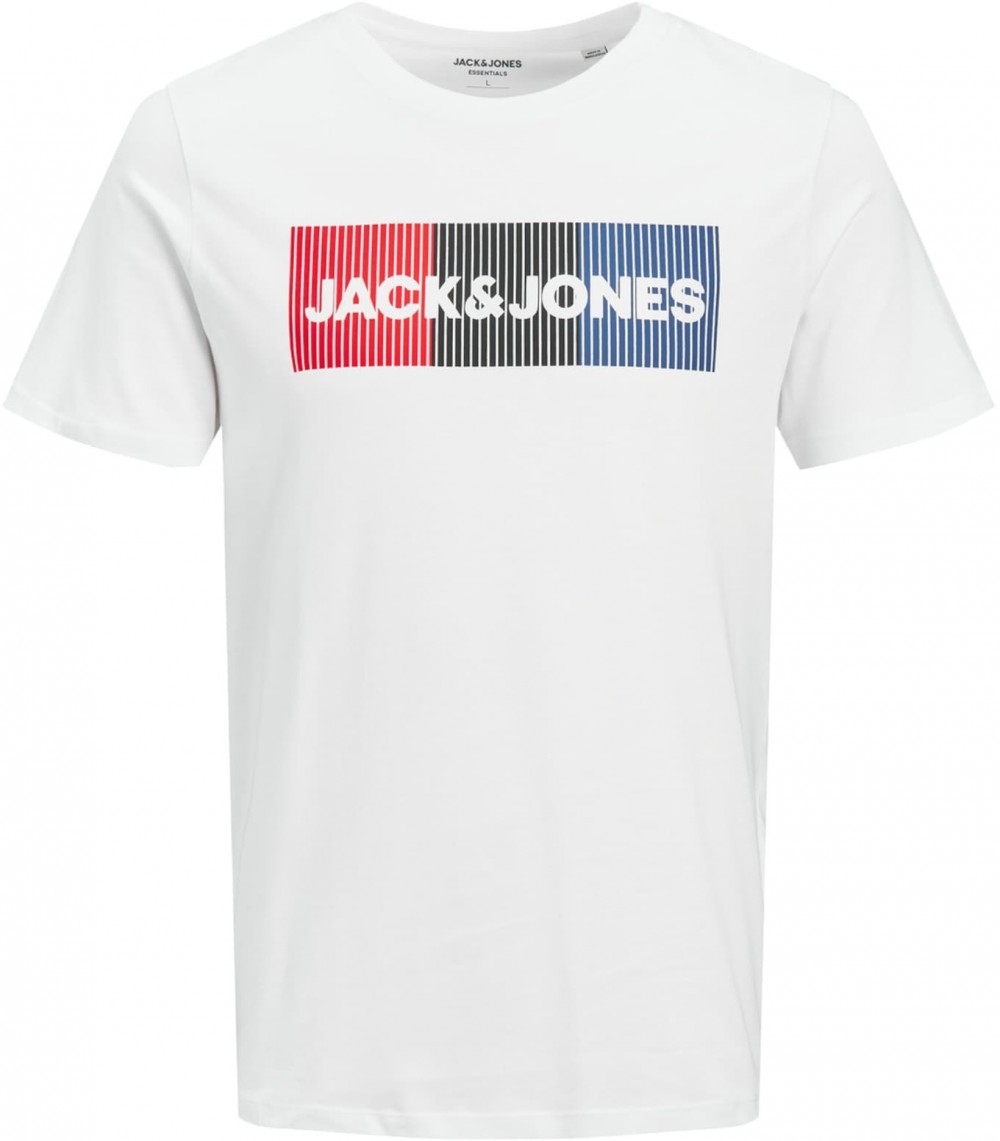 Jack & Jones Plus Póló  égkék / piros / fekete / piszkosfehér