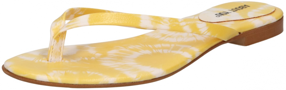 ABOUT YOU Ujjelválasztó-pántos szandál 'Lucia'  sárga