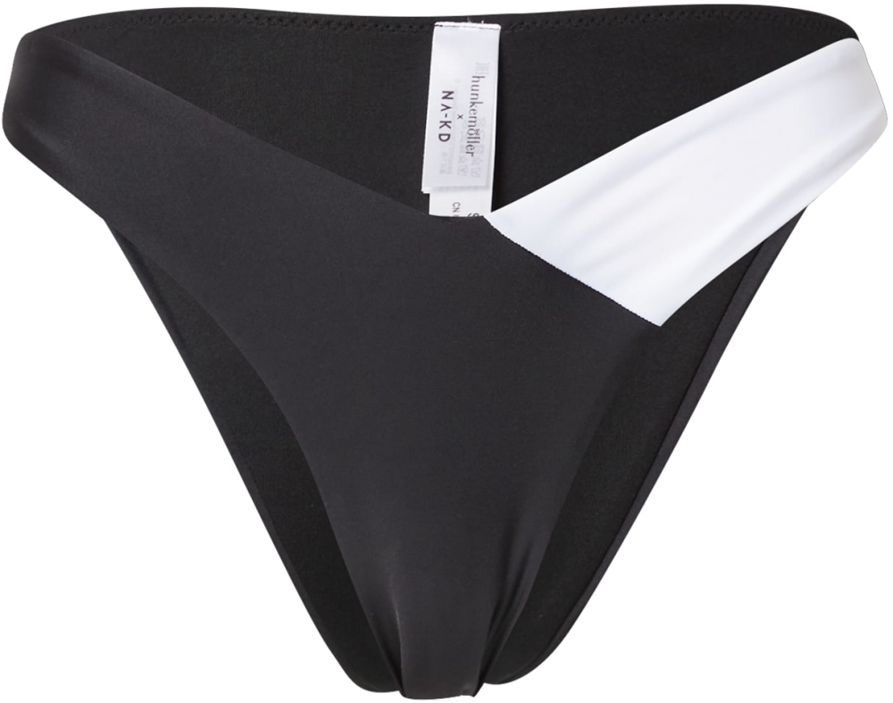 hunkemöller x NA-KD Bikini nadrágok  fekete / fehér