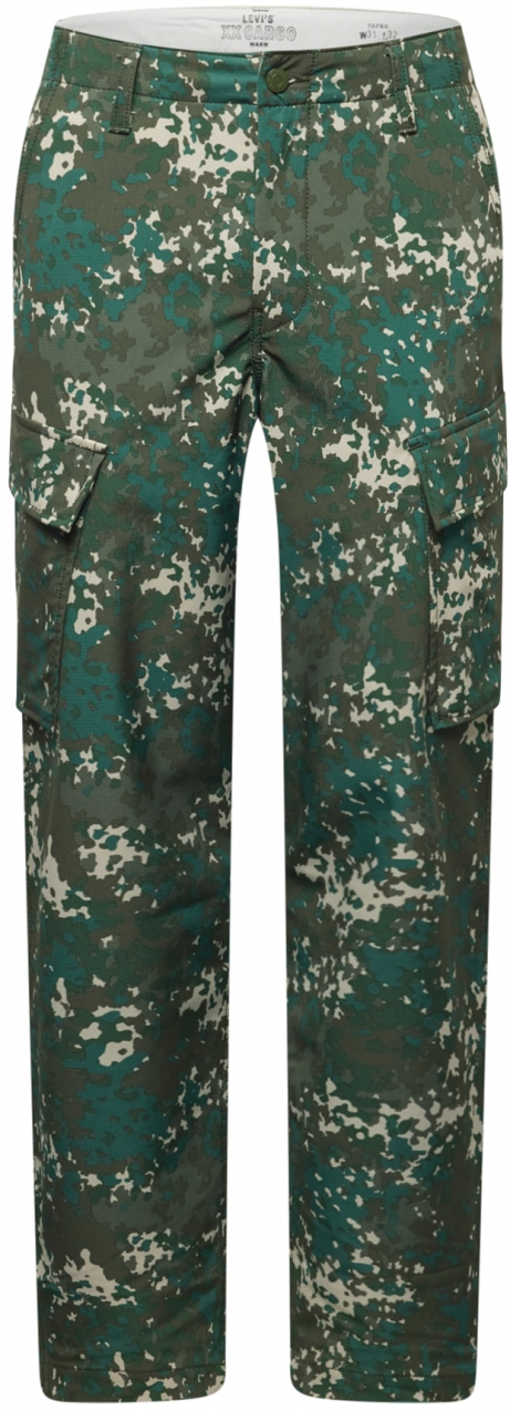 LEVI'S Cargo nadrágok  világosbarna / zöld / khaki / sötétzöld