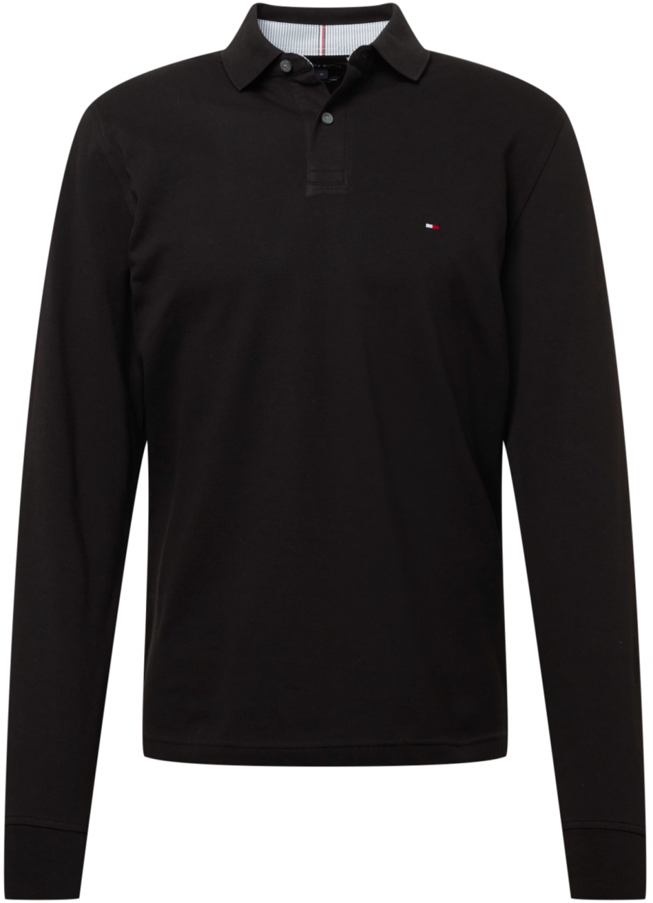 TOMMY HILFIGER Póló  piros / sötétvörös / fekete / fehér
