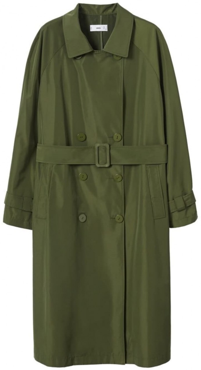 MANGO Nyári kabát  zöld