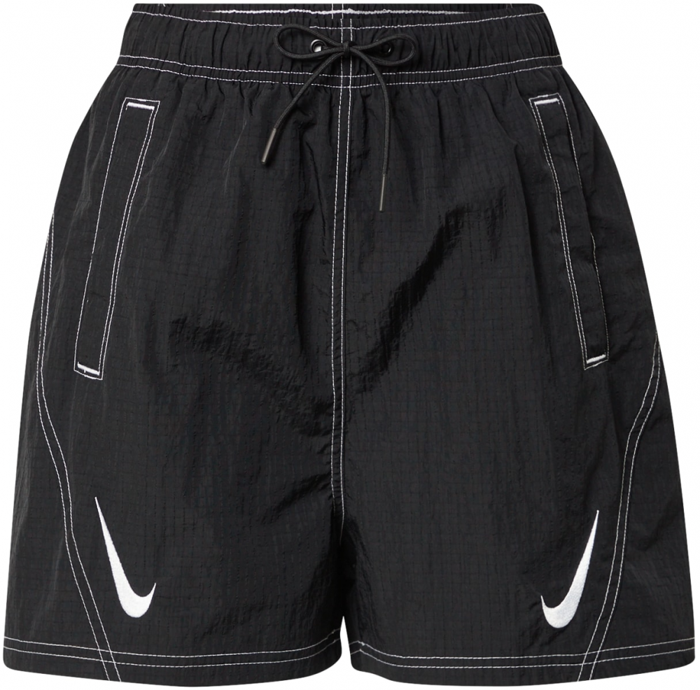 Nike Sportswear Nadrág  fekete / fehér