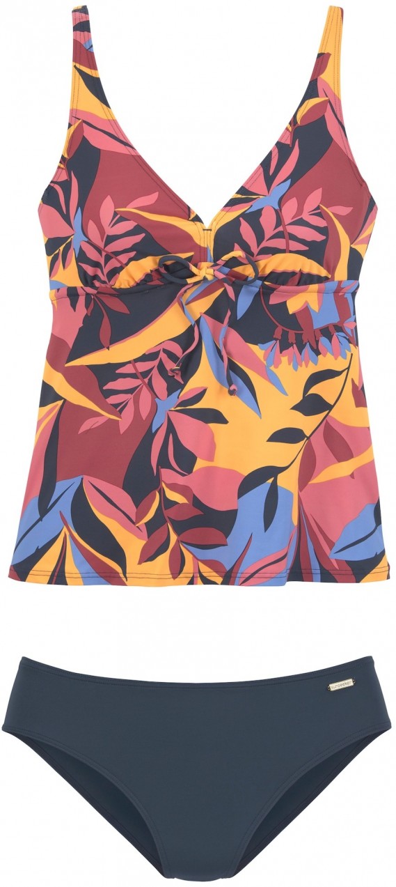 SUNSEEKER Tankini  tengerészkék / narancs / málna