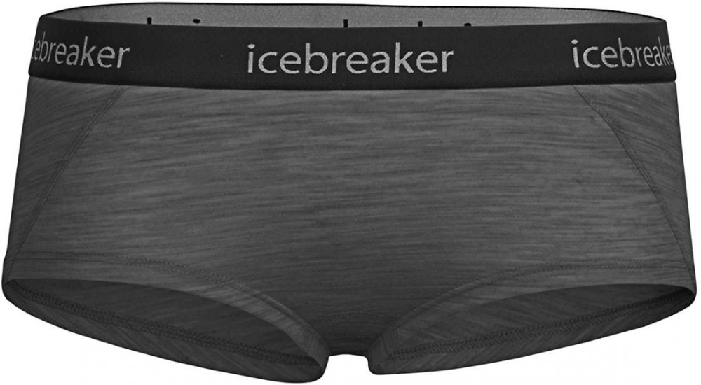 ICEBREAKER Sport alsónadrágok 'Sprite'  sötétszürke / fekete / fehér