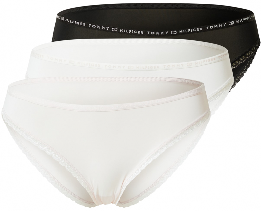 Tommy Hilfiger Underwear Bugyi  fehér / fekete / púder