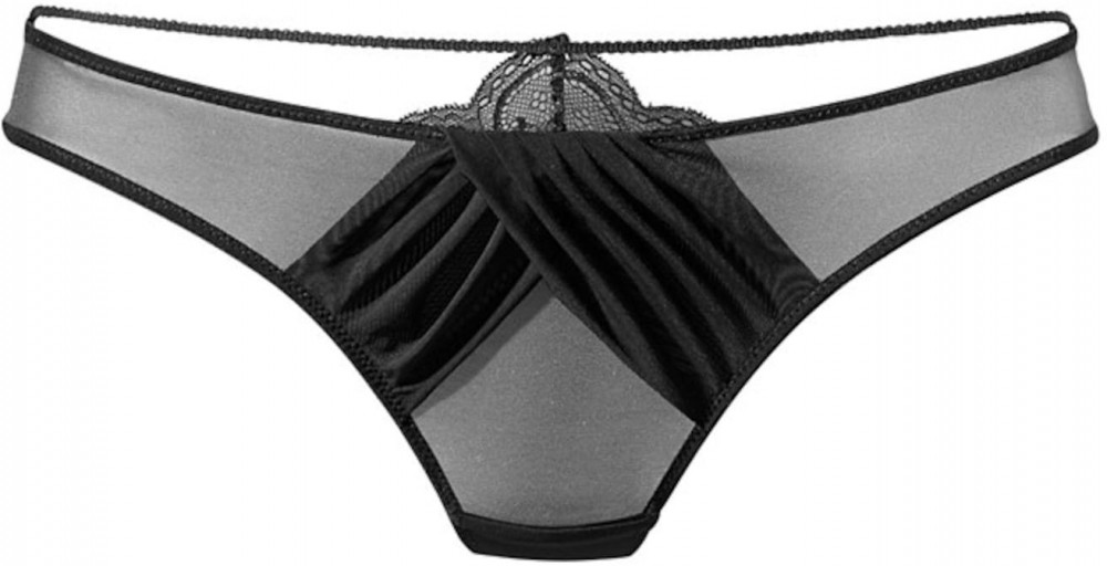 PETITE FLEUR GOLD String bugyik  fekete