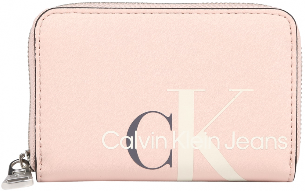 Calvin Klein Jeans Pénztárcák  rózsaszín / szürke / krém