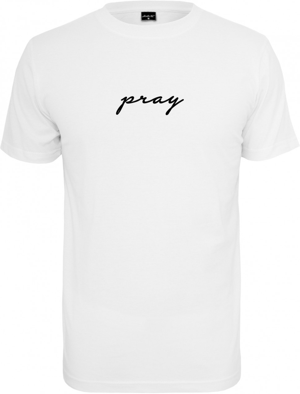 Mister Tee Póló 'Pray'  fekete / fehér