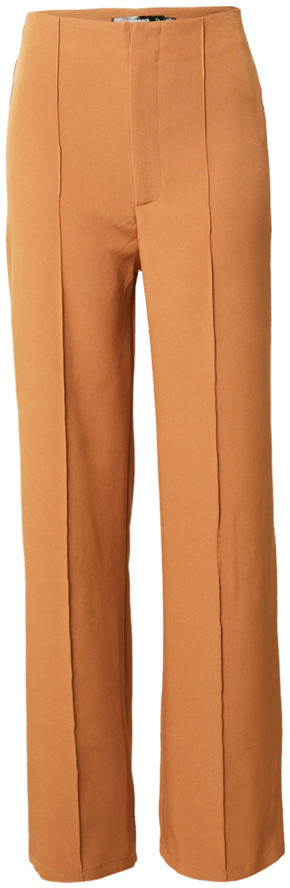 Missguided Ráncos nadrág  világosbarna