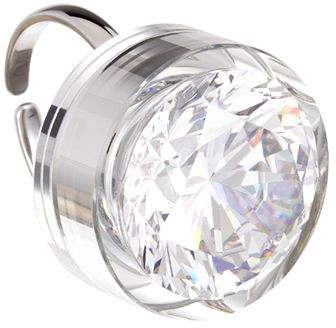 Preciosa Brilliant Star nagy méretű kritállyal díszített ezüst gyűrű 5197 00