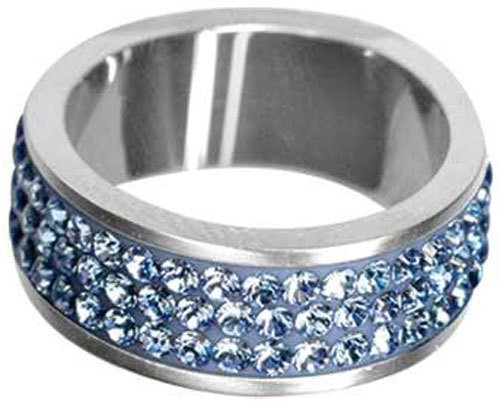 Tribal Ring RSSW03-LIGHT SAPPHIRE 50 mm