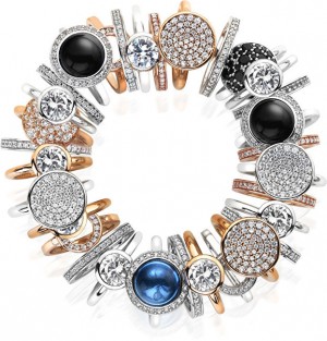 Hot Diamonds Emozioni Riflessi gyűrű ER003 56 mm galéria