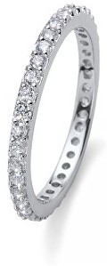 Oliver Weber Beach Jolie ezüst gyűrű kristályokkal 63225 XL (60 - 63 mm)
