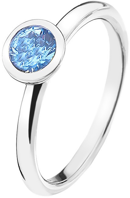 Hot Diamonds Emozioni Scintilla Blue Peace ezüst gyűrű ER022 54 mm