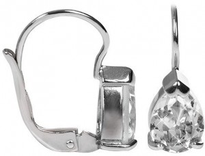 Brilio Silver Swarovski kristályokkal díszített ezüst fülbevaló 436 001 00302 04 - 1,59 g galéria