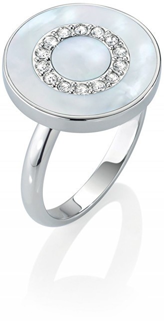 Morellato Ezüst gyűrű gyönggyel és kristállyal  Perfetta SALX09 58 mm
