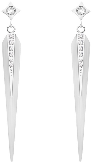 Preciosa Elegáns acél fülbevalók Gemini 7334 00