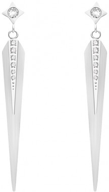 Preciosa Elegáns acél fülbevalók Gemini 7334 00 galéria