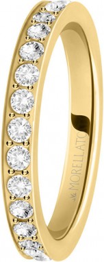 Morellato Aranyozott gyűrű Love Rings SNA39 kristályokkal 54 mm galéria