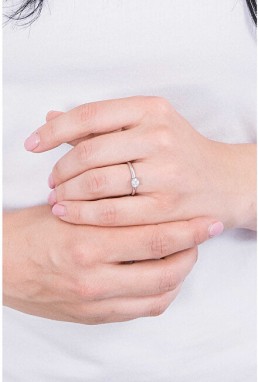 Morellato Acél gyűrű kristállyal Love Rings SNA42  58 mm galéria