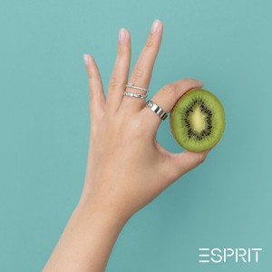 Esprit Ezüst gyűrű kristályokkal Play ESRG005312 54 mm galéria