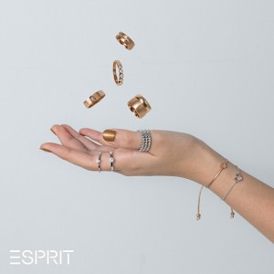 Esprit Acél gyűrű Gem ESRG005721 54 mm galéria