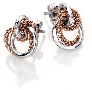 Hot Diamonds Ezüst fülbevaló valódi gyémánttal  Jasmine RG DE611 galéria