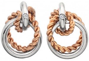 Hot Diamonds Ezüst fülbevaló valódi gyémánttal  Jasmine RG DE611 galéria