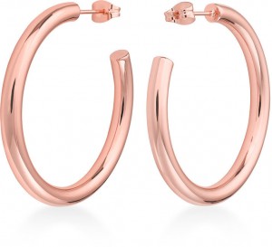 Rosefield Luxus rózsaszín aranyozott fülbevaló Iggy JCHBR-J082 galéria