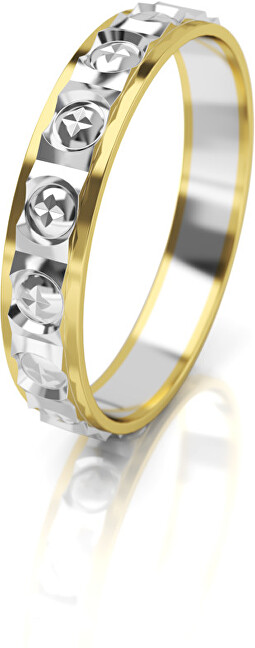 Art Diamond Női bicolor arany gyűrű AUG303 52 mm